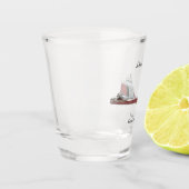 アーサーM.アンダーソンの小グラス ショットグラス (左)