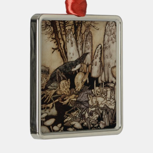アーサーRackhamケンジントンの庭の|ピーターパン メタルオーナメント (右)