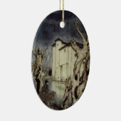 アーサーRackham著エドガー・アラン・ポーの案内係の絵画 セラミックオーナメント (右)