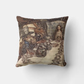 アーサーRackham著帽子屋のお茶会 クッション (裏面)