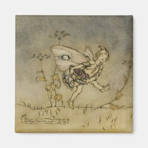 アーサーRackham の妖精、「Midsuからのイラストレーション マグネット
