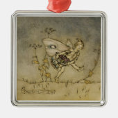 アーサーRackham |の妖精、「Midsuからのイラストレーション メタルオーナメント (正面)