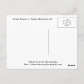 アーサーRavenel Jr.橋 ポストカード (裏面)