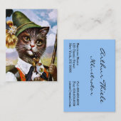 アーサーThiele -バイエルンのアルプス猫 名刺 (正面/裏面)