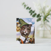 アーサーThiele -バイエルンのアルプス猫 名刺 (スタンド正面)