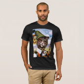 アーサーThiele -バイエルンのアルプス猫 Tシャツ (正面フル)