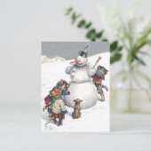 アーサーThiele -子ネコの演劇のかくれんぼ シーズンポストカード (スタンド正面)