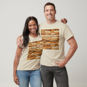 アージュドウッドテクスチャーデザイン Tシャツ (ユニセックス)