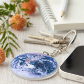 アースから宇宙ブルーマーブル キーホルダー (正面右)