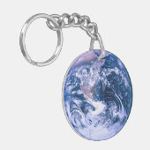 アースから宇宙ブルーマーブル キーホルダー (正面左)