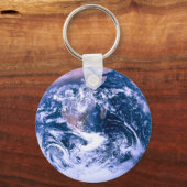 アースから宇宙ブルーマーブル キーホルダー (正面)