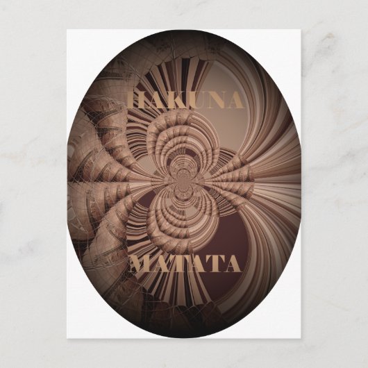 アースなハクナマタタアートプリント ポストカード (正面)