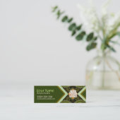 アースアオーガニックートミニ名刺 スキニー名刺 (スタンド正面)