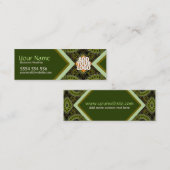 アースアオーガニックートミニ名刺 スキニー名刺 (正面/裏面)