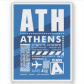 アースアテネエアポート シール (正面)