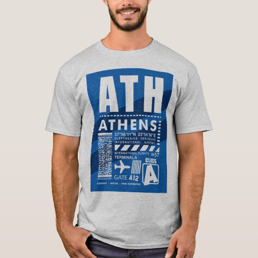 アースアテネエアポート Tシャツ (正面)
