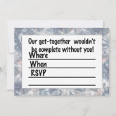 アースアワークロック 8:30pm 招待状 (裏面)