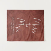 アースィーミスからミセスへのカスタムボホブライダル タペストリー (正面(横))