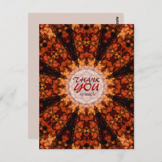 アースウィーブシャインありがとうはがき ポストカード (正面/裏面)