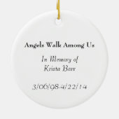 アースエンジェル セラミックオーナメント (裏面)