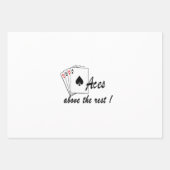 アースオーバーザレストホワイト ラッピングペーパーシート (正面2)