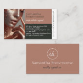 アースカスタムトーン写真代理店化粧 名刺 (正面/裏面)