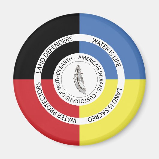 アースカストディッド磁石（円形） マグネット (正面)