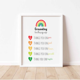 アースカラフルテクニックのポスター ポスター