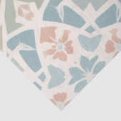 アースカラーのアラベスク | 水彩モザイクタイル 薄葉紙 (詳細)