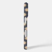 アースカラーのブラウンを使った対称的な線画 Case-Mate iPhoneケース (裏面 / 右)