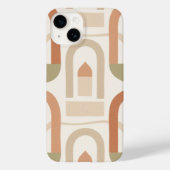 アースカラーのミニマルアーチフォンケース Case-Mate iPhoneケース (裏面)