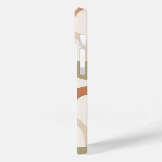 アースカラーのミニマルアーチフォンケース Case-Mate iPhoneケース (裏面 / 左)