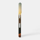 アースカラーのヴィンテージ・バレー iPhone 16ケース (右側面)
