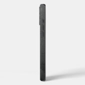 アースカラーの大理石の名前テクスチャ Case-Mate iPhoneケース (裏面 / 左)