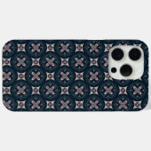 アースカラーの花柄幾何学タイル Case-Mate iPhoneケース (裏面 (横))