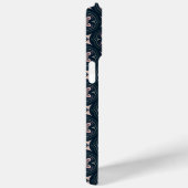 アースカラーの花柄幾何学タイル Case-Mate iPhoneケース (裏面 / 右)
