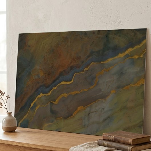 アースカラー アゲート ジオード 大型 水平 ウォールアート