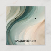 アースカラー ウェーブ イヤリング ディスプレイ カード (正面)