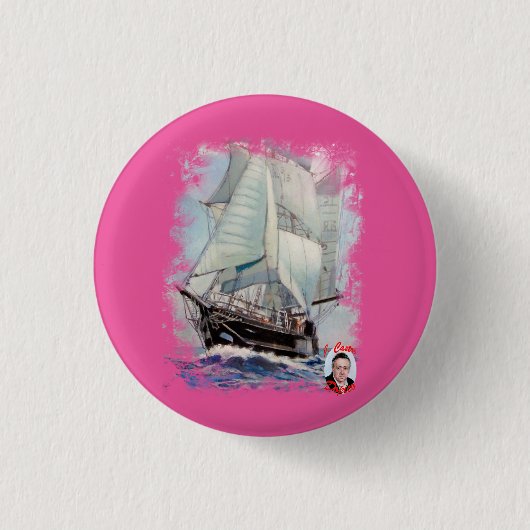 アースガードII 缶バッジ (正面)