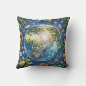 アースクッション、枕 クッション (裏面)