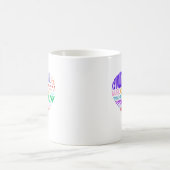 アースクワイアのワードクラウド コーヒーマグカップ (中央)