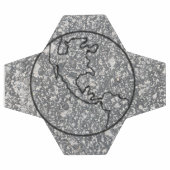 アースグレーテクスチャイメージサッカーボール サッカーボール (フラット)