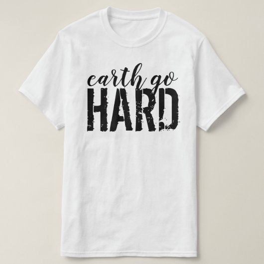 アースゴー懸命 Tシャツ (デザイン正面)