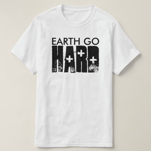 アースゴー懸命 Tシャツ (デザイン正面)