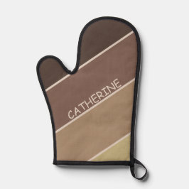 アースストライプトーンと名前をカスタムする 鍋つかみ