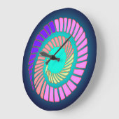 アーススパイラル壁時計 ラージ壁時計 (傾斜)