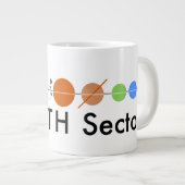 アースセクタージャンボコーヒーマグ ジャンボコーヒーマグカップ (正面右)