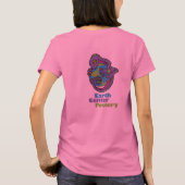 アースセンター陶器Tシャツのポケットロゴ Tシャツ (裏面)