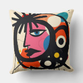 アースタイリッシュトポップ・アートのデザイン クッション (裏面)