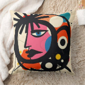 アースタイリッシュトポップ・アートのデザイン クッション (ブランケット)